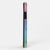 Coques Case-Mate iPhone Motif de crosse arc-en-ciel (Dos/Droite)