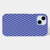 Coques Case-Mate iPhone Motif de cube géométrique (Verso (horizontal))