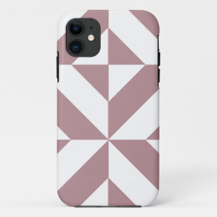 Etui iPhone Case-Mate Motif de cube géométrique Mauve foncé