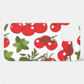 Coques Case-Mate iPhone Motif de cuisine sans couture Tomato Basil (Verso (horizontal))