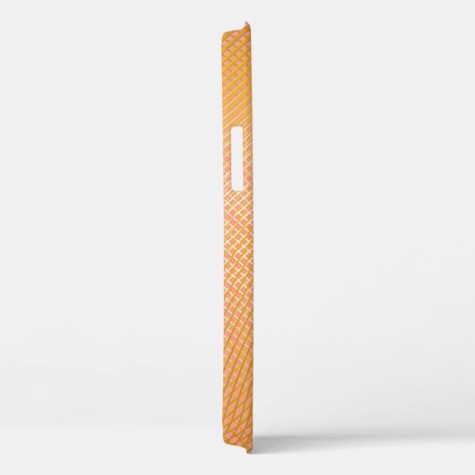 Coques Case-Mate iPhone Motif de dégradé minimal. Conception de la couvert (Verso / Droite)