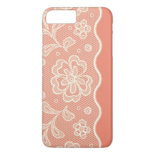 Coques Pour iPhone Motif de dentelle, cru 4 de fleur
