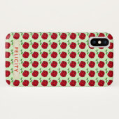 Coques Case-Mate iPhone Motif de design Rose (Dos (Horizontal))