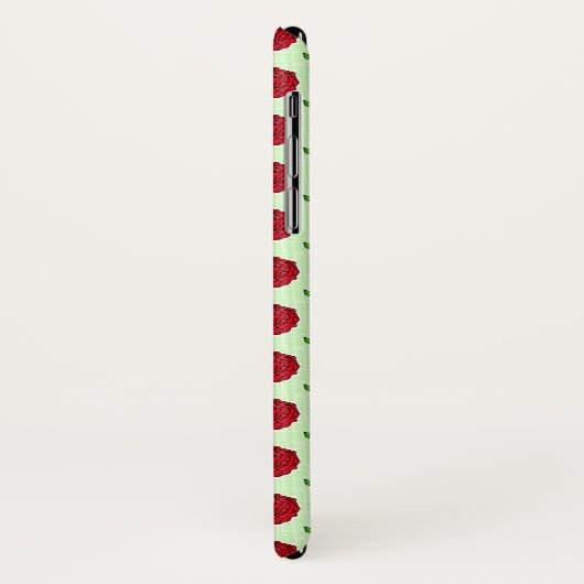 Coques Case-Mate iPhone Motif de design Rose (Dos/Gauche)