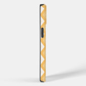 Coques Case-Mate iPhone Motif de diamant jaune (Verso / Droite)