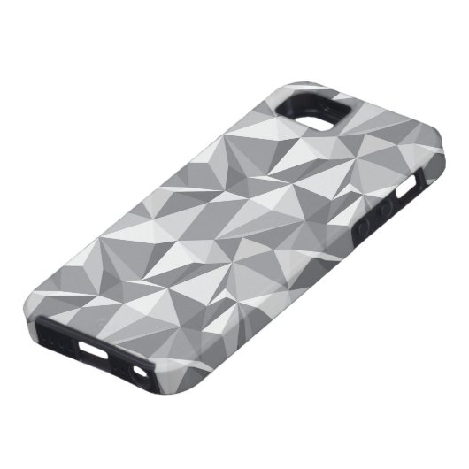 Coques Case-Mate iPhone Motif de diamant - polygone abstrait (Bas)