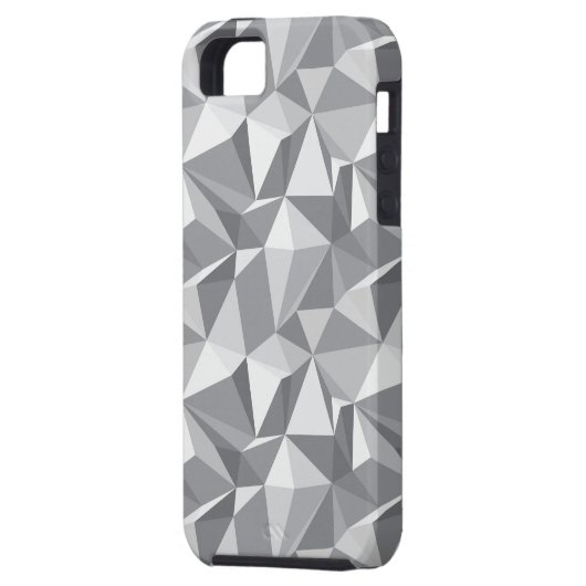 Coques Case-Mate iPhone Motif de diamant - polygone abstrait (Dos gauche)