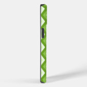 Coques Case-Mate iPhone Motif de diamant vert Chartreuse (Verso / Droite)