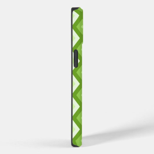 Coques Case-Mate iPhone Motif de diamant vert Chartreuse (Verso / Droite)