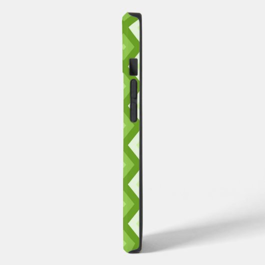 Coques Case-Mate iPhone Motif de diamant vert Chartreuse (Verso / Gauche)