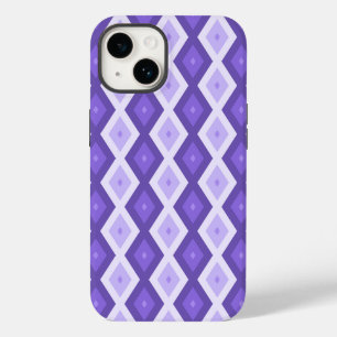 Coque Pour iPhone 14 Motif de diamant violet