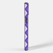 Coques Case-Mate iPhone Motif de diamant violet (Verso / Droite)