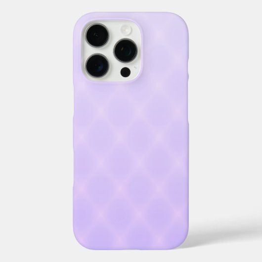 Coques Case-Mate iPhone Motif de diamant violet clair (Verso)