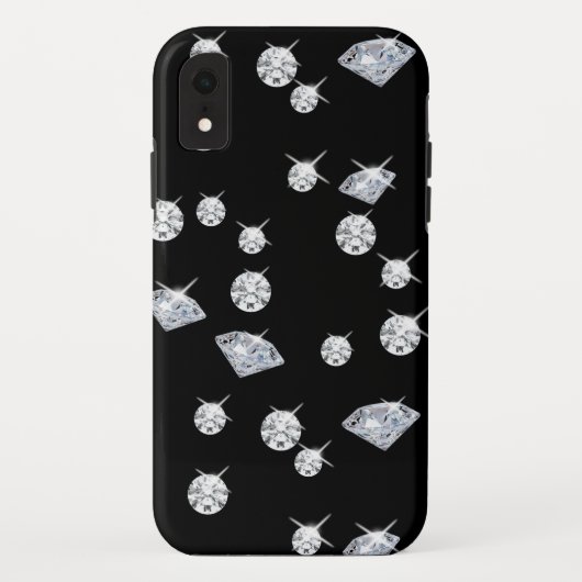 Coques Case-Mate iPhone Motif de diamants modernes (Dos)