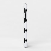 Coques Case-Mate iPhone Motif de diamants noirs cool (Dos/Gauche)