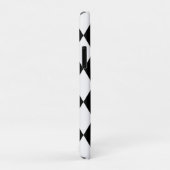 Coques Case-Mate iPhone Motif de diamants noirs cool (Dos/Droite)
