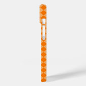 Coques Case-Mate iPhone Motif de diamants orange combiné par STaylor (Verso / Gauche)