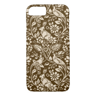 Case-Mate iPhone Case Motif de faisan et lièvre, Brown et beige