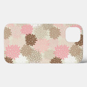 Coques Case-Mate iPhone Motif De FEMME Rose Et Brown (Verso (horizontal))