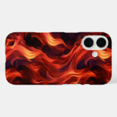 Coques Case-Mate iPhone Motif de feu (Verso (horizontal))