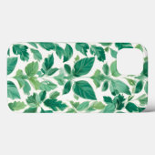 Coques Case-Mate iPhone Motif de feuillage vert luxuriant (Verso (horizontal))