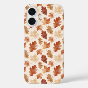 Coques iPhone 16 Motif de feuille d'automne confortable