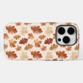 Coques Case-Mate iPhone Motif de feuille d'automne confortable (Verso (horizontal))
