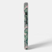 Coques Case-Mate iPhone Motif de feuille tropicale (Verso / Gauche)