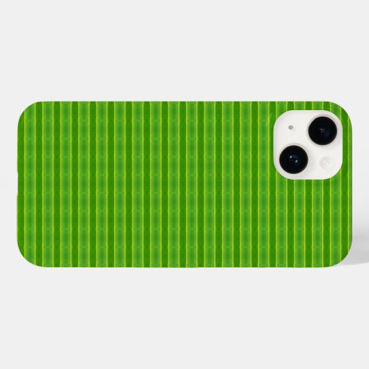 Coques Case-Mate iPhone Motif de feuille verte (Verso (horizontal))