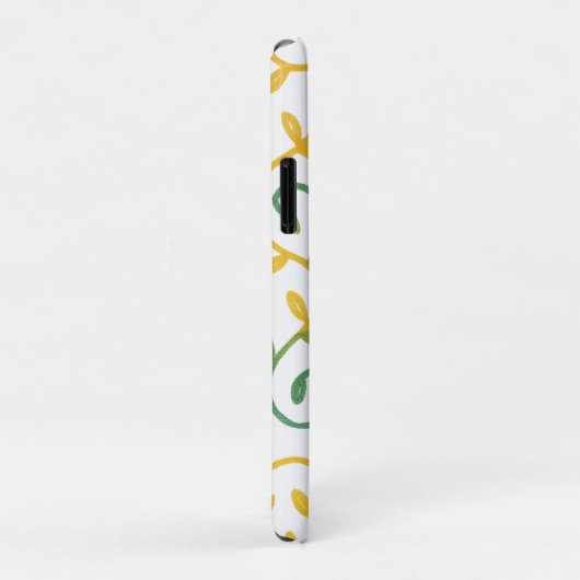 Coques Case-Mate iPhone motif de feuilles colorées (Dos/Droite)