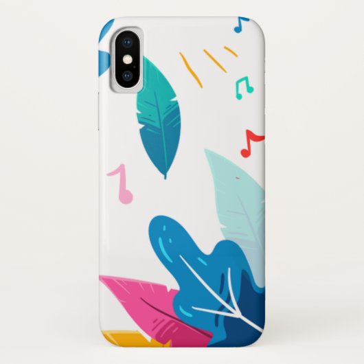 Coques Case-Mate iPhone Motif de feuilles époustouflant (Dos)