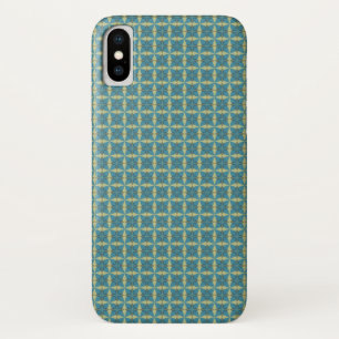 Case-Mate iPhone Case Motif de feuilles simples en bleu