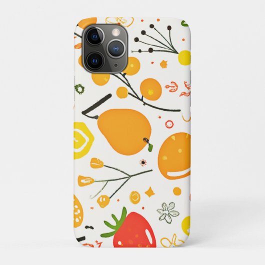 Coques Case-Mate iPhone Motif de Fiesta de fruits tropicaux (Dos)
