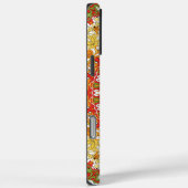 Coques Case-Mate iPhone Motif de fiesta mandala en rouge, jaune et vert (Verso / Droite)