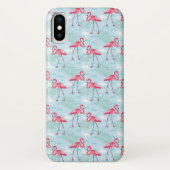 Coques Case-Mate iPhone Motif de Flamant rose (Dos)