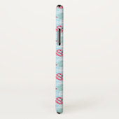 Coques Case-Mate iPhone Motif de Flamant rose (Dos/Droite)