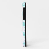 Coques Case-Mate iPhone Motif de flèche Tribal Turquoise (Dos/Gauche)