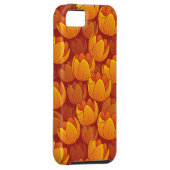 Coques Case-Mate iPhone Motif de fleur d'or (Dos/Droit)