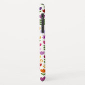 Coques Case-Mate iPhone Motif de fleur scandinave de style (Dos/Gauche)