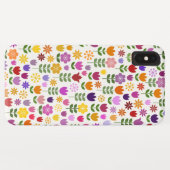 Coques Case-Mate iPhone Motif de fleur scandinave de style (Dos (Horizontal))