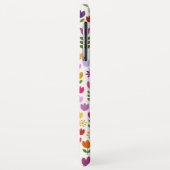 Coques Case-Mate iPhone Motif de fleur scandinave de style (Dos/Gauche)