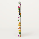 Coques Case-Mate iPhone Motif de fleur scandinave de style (Dos/Droite)