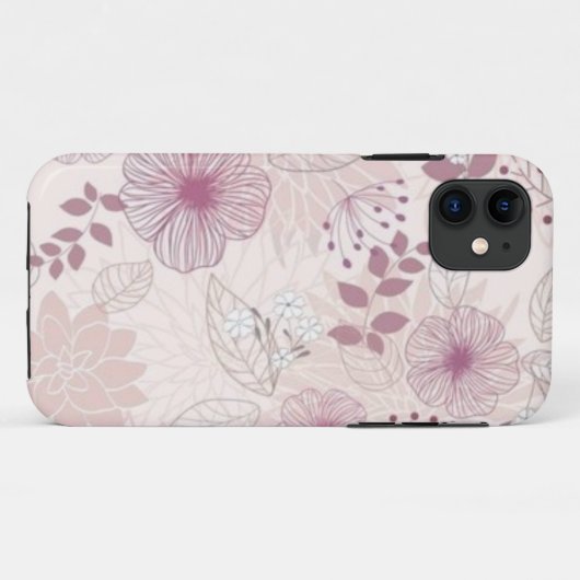 Coques Case-Mate iPhone Motif de fleurs (Dos (Horizontal))