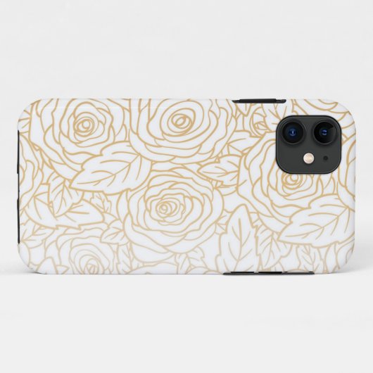 Coques Case-Mate iPhone Motif de fleurs (Dos (Horizontal))