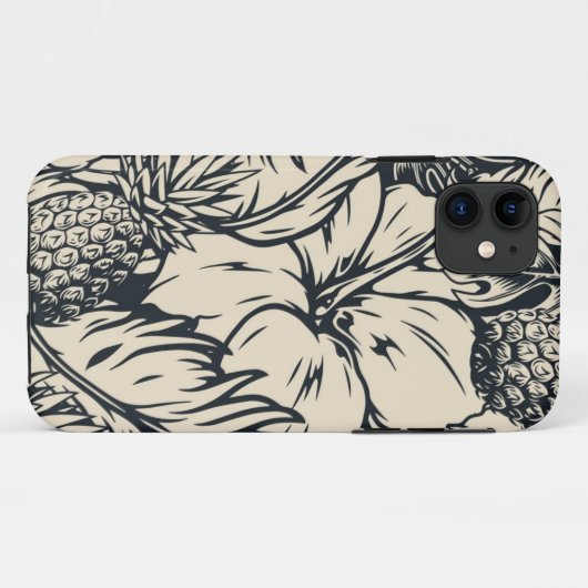 Coques Case-Mate iPhone Motif de fleurs (Dos (Horizontal))