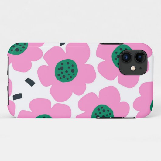 Coques Case-Mate iPhone Motif de fleurs (Dos (Horizontal))