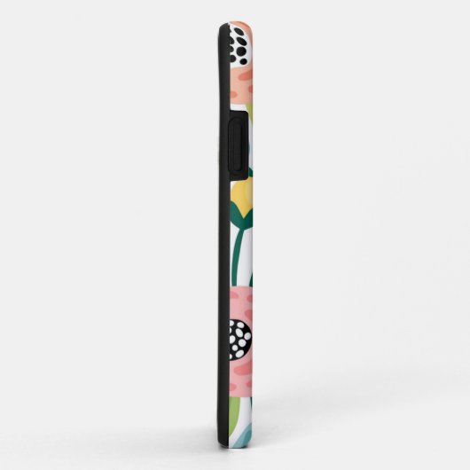 Coques Case-Mate iPhone Motif de fleurs (Dos/Droite)