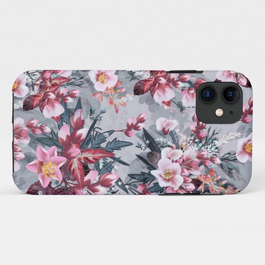 Coques Case-Mate iPhone Motif de fleurs (Dos (Horizontal))