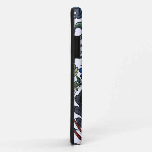 Coques Case-Mate iPhone Motif de fleurs (Dos/Droite)