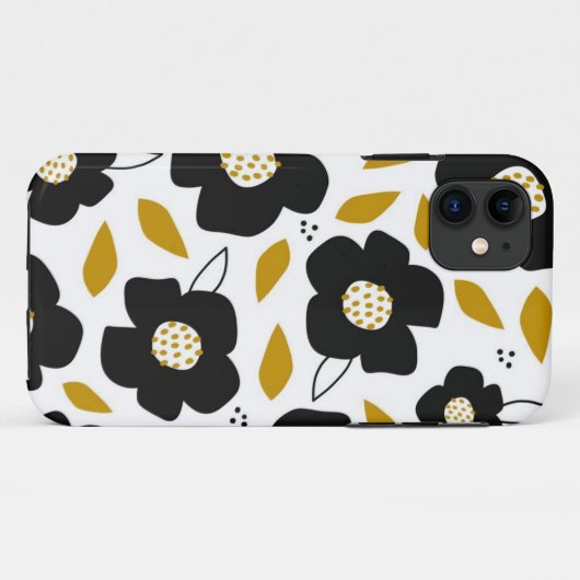 Coques Case-Mate iPhone Motif de fleurs (Dos (Horizontal))